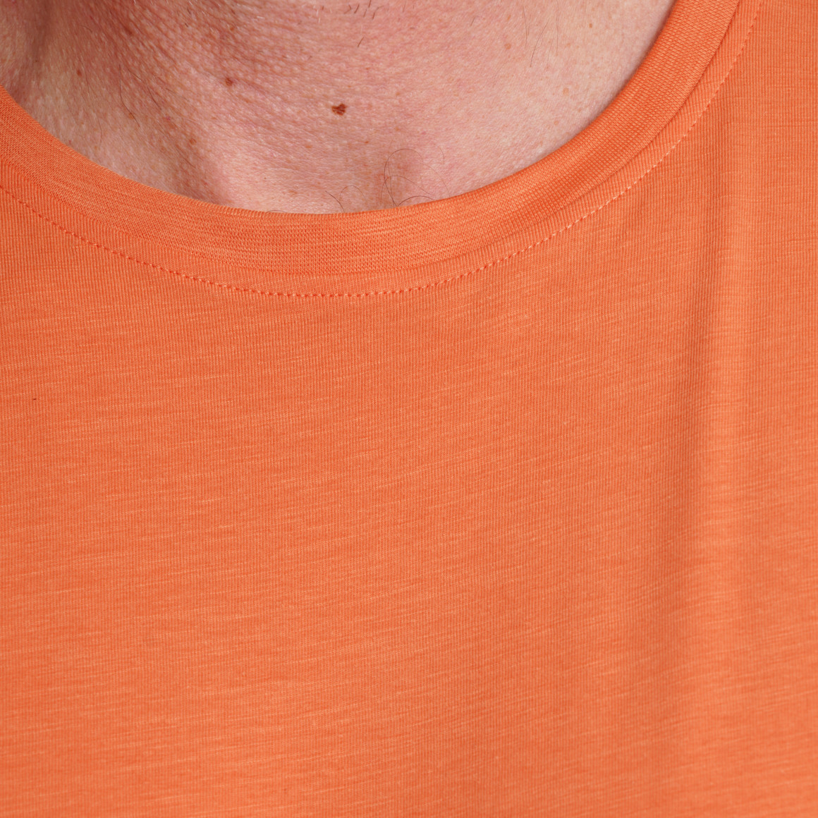 VanVaan Herren T-Shirt mit Rundhalsausschnitt hellorange