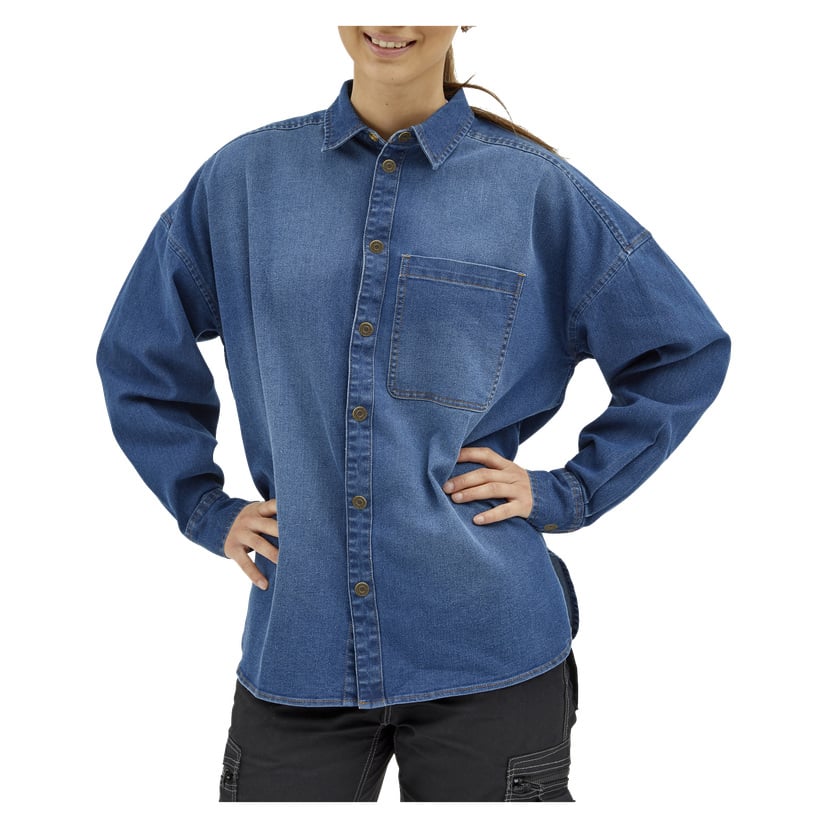 Denimskjorte for dame M