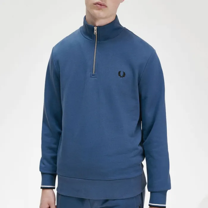 Fred Perry Half Zip Sweatshirt Heren