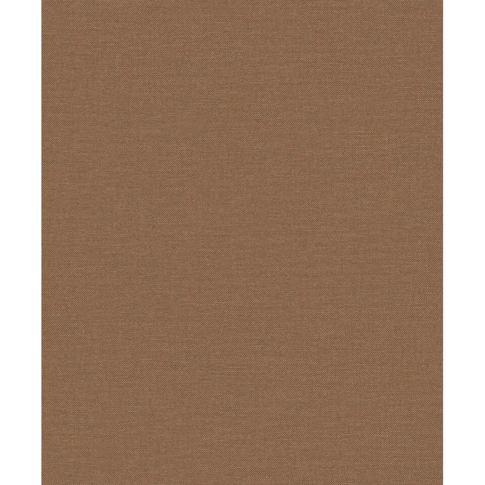 Dutch Wallcoverings Vliesbehang Linen & Textures uni - koper - 10,05m x 53cm