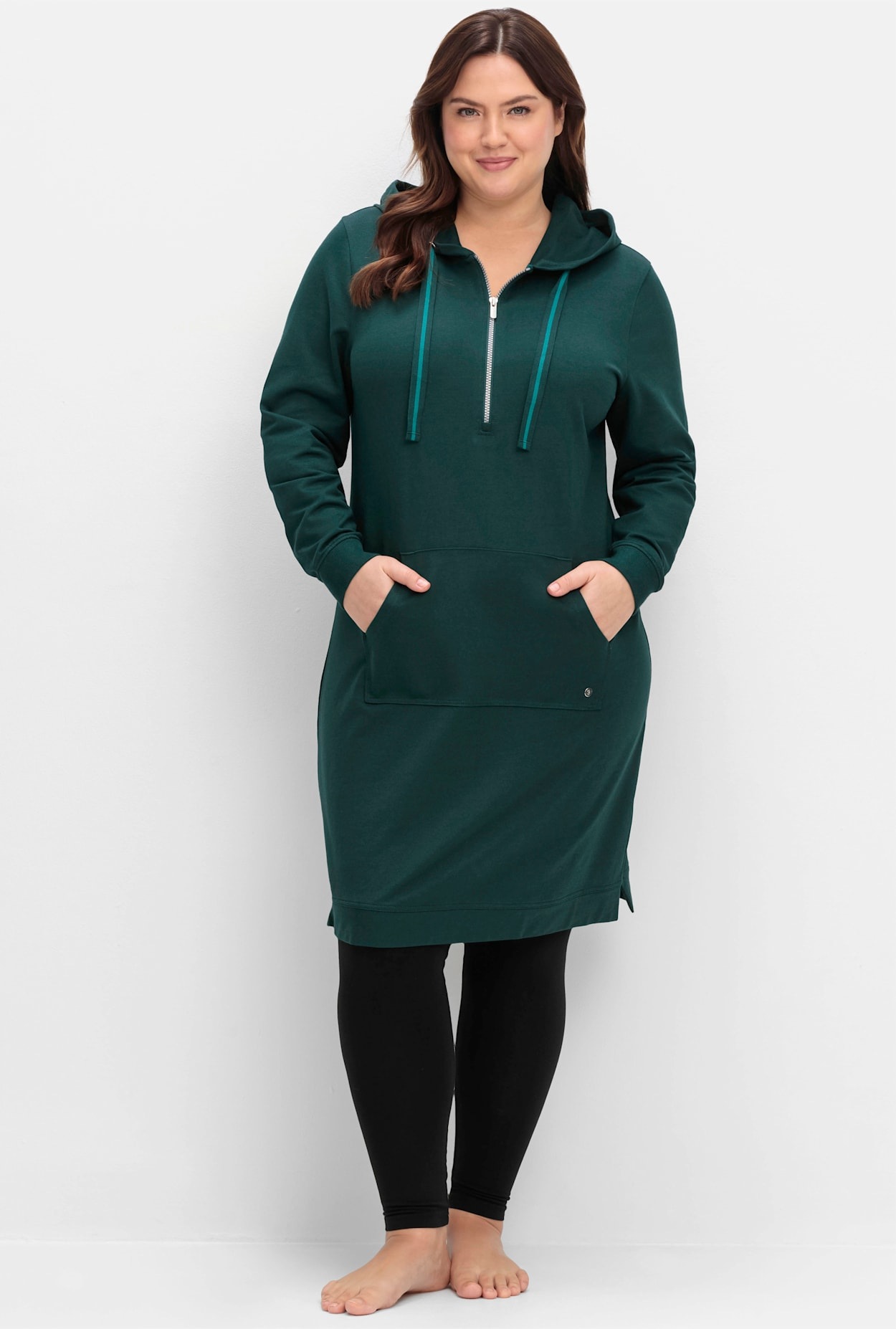 Sheego Sweatkleid »Sweatkleid«