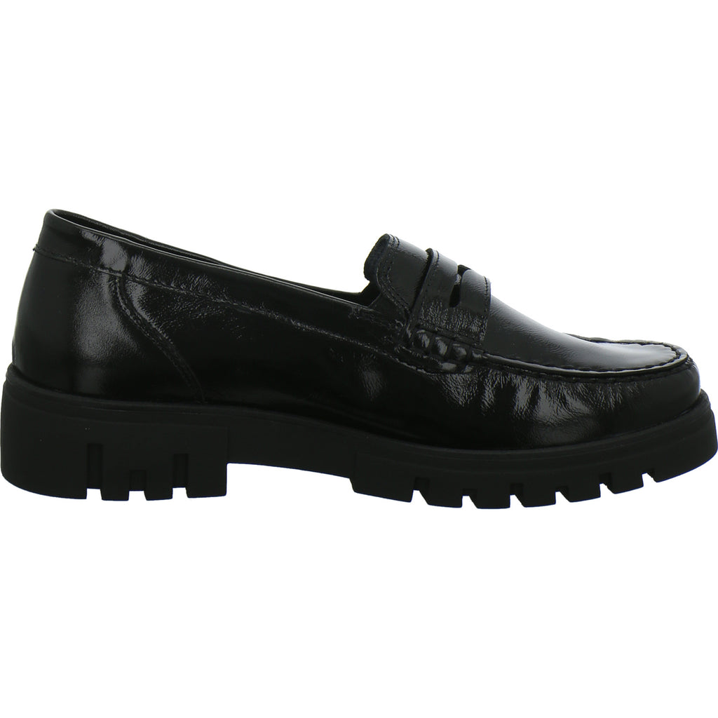 Waldläufer Slipper Damen Serena Schwarz