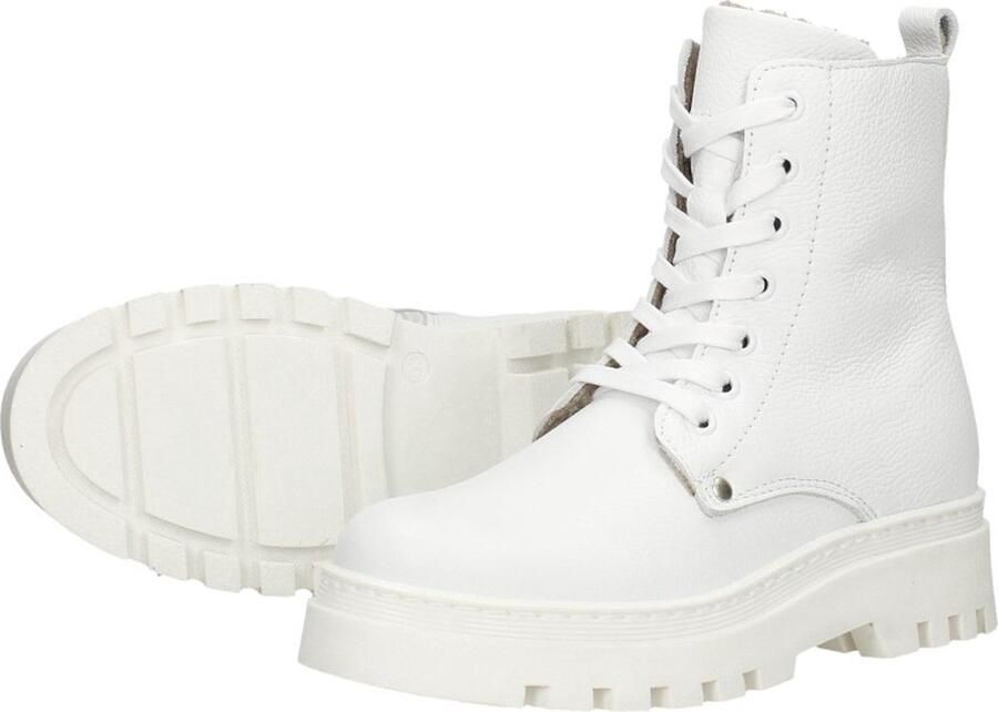 Sub55 Veterschoen hoog Veterschoen hoog Wit