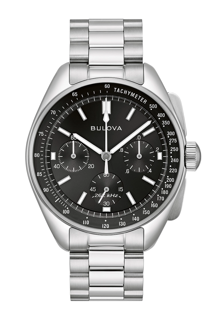 Bulova Lunar Pilot Herrenchronograph Schwarz 96K111