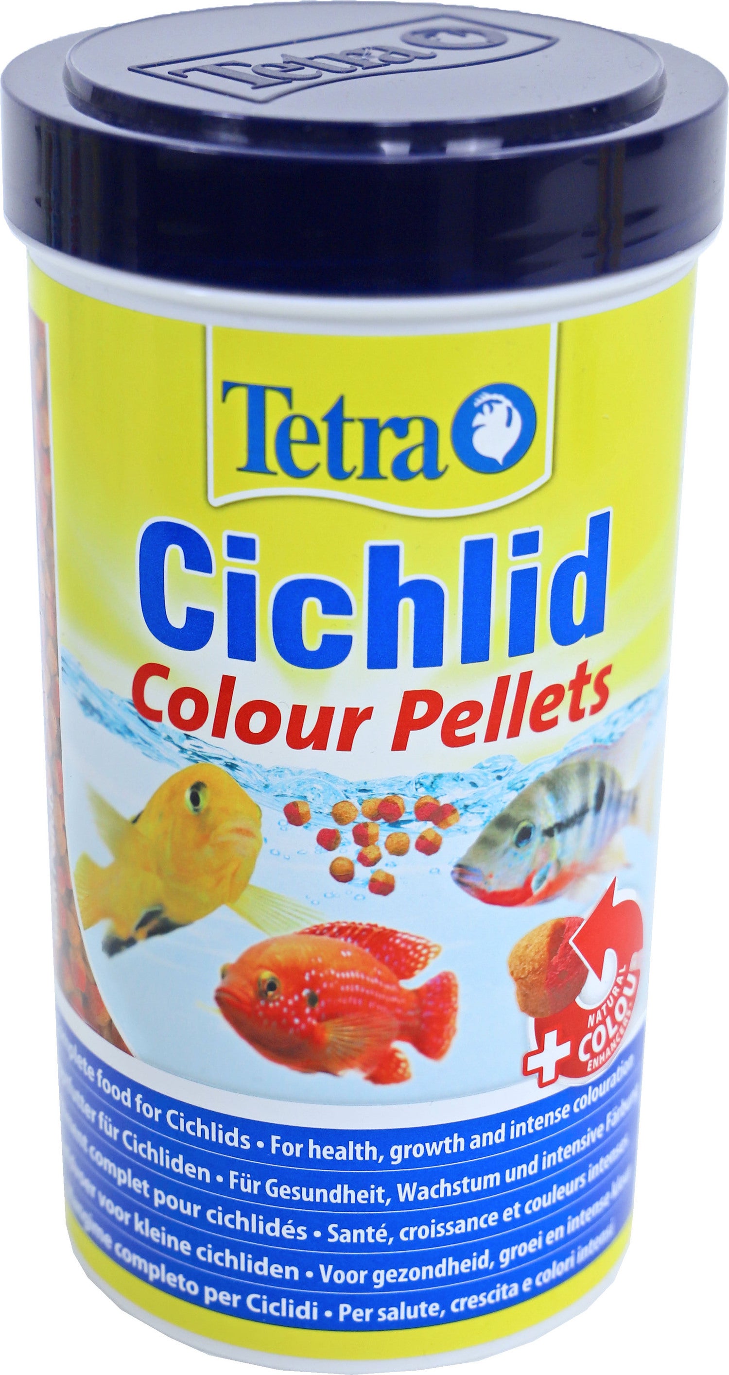 Tetra visvoer Cichlid Colour pellets 500 ml