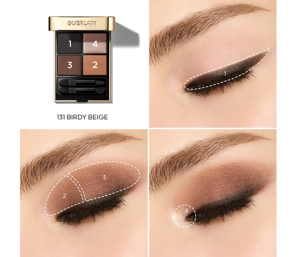 Guerlain Ombres G Lidschattenpalette131 Birdy Beige