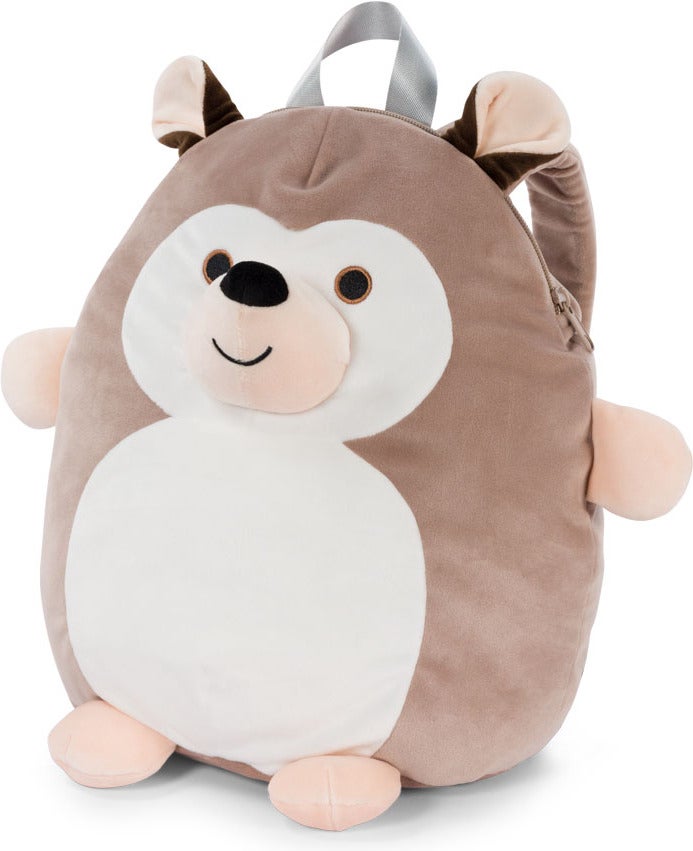 Noxxiez schooltas egel bruin 40 x 35 x 15 cm
