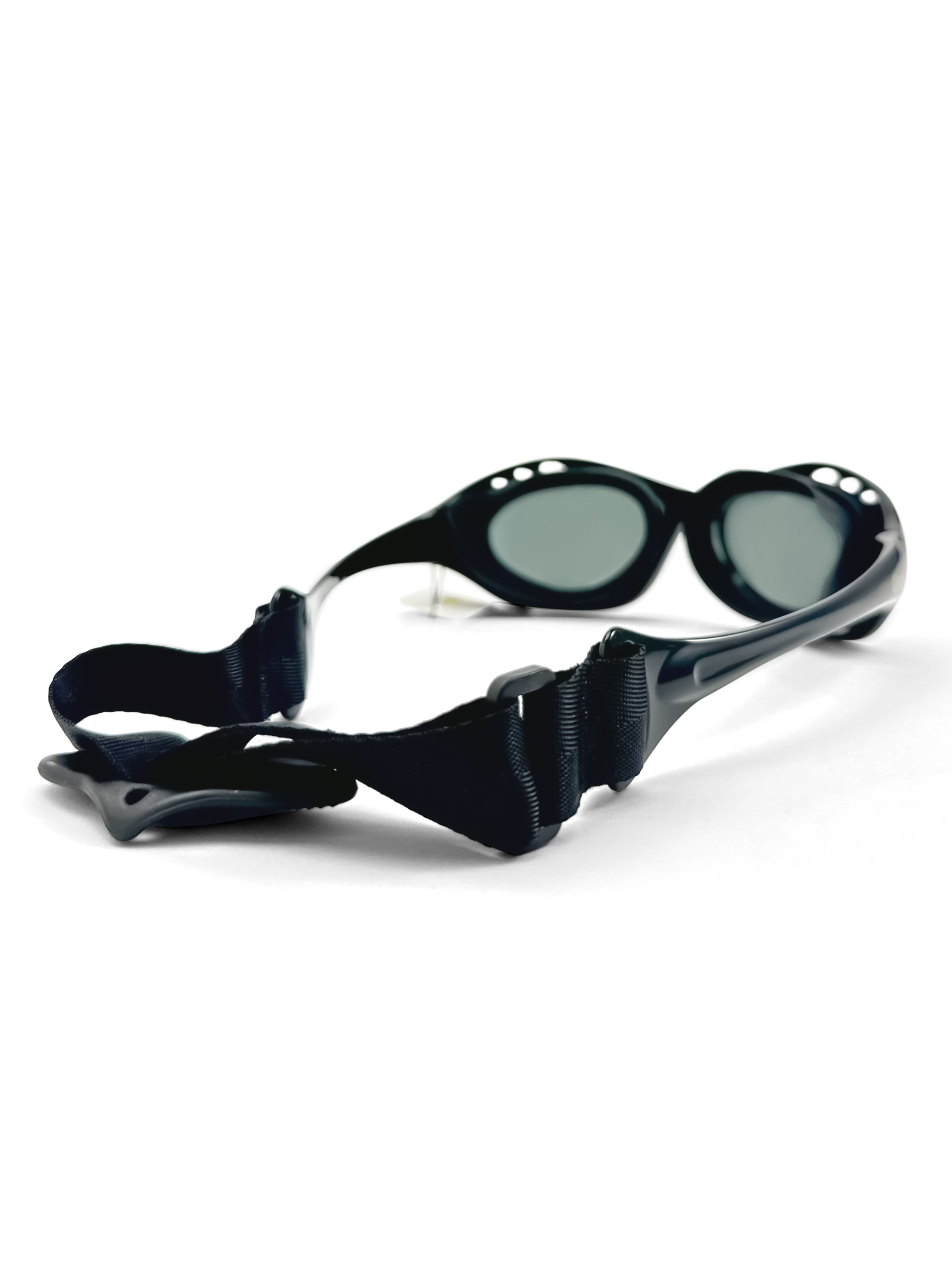 Glogglz Cudaz UV400 watersport duikbril - Black
