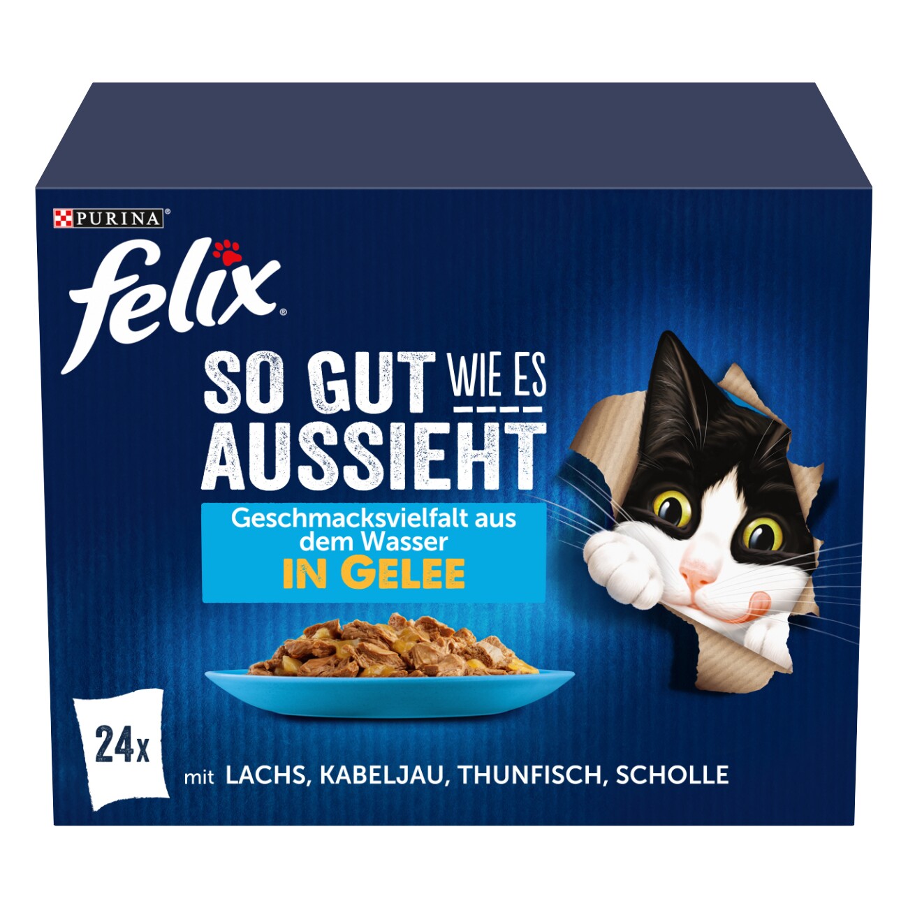 Felix So gut wie es aussieht 24x85g Geschmacksvielfalt aus dem Wasser