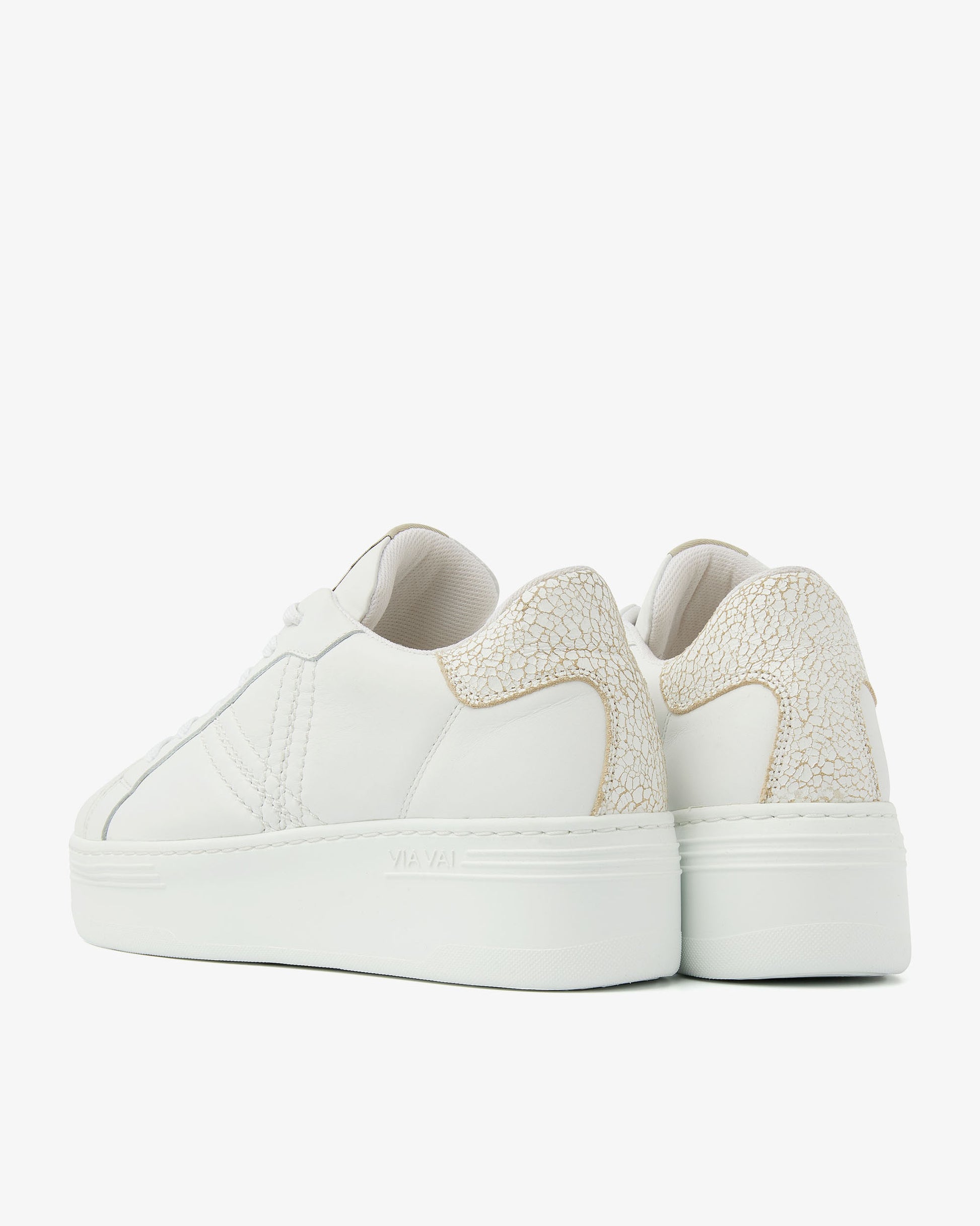 VIA VAI witte dames sneakers Isa Layne
