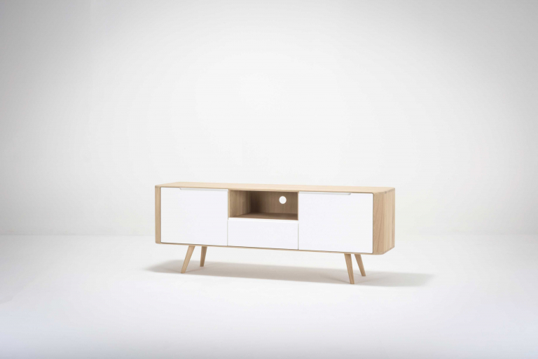 Gazzda Ena dressoir tv-meubel twee 160x42 naturel