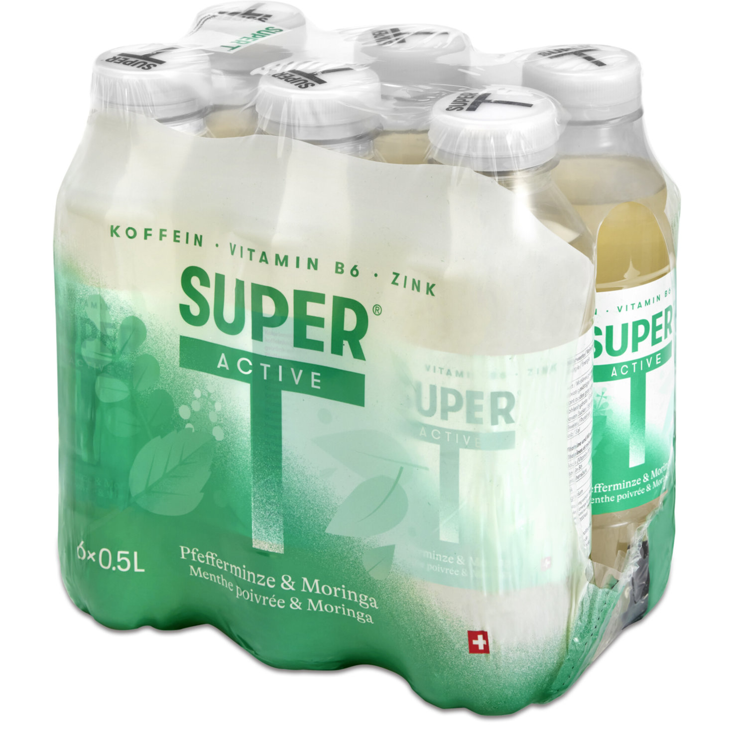 Super T Active Pfefferminze & Moringa 6x50cl -300cl