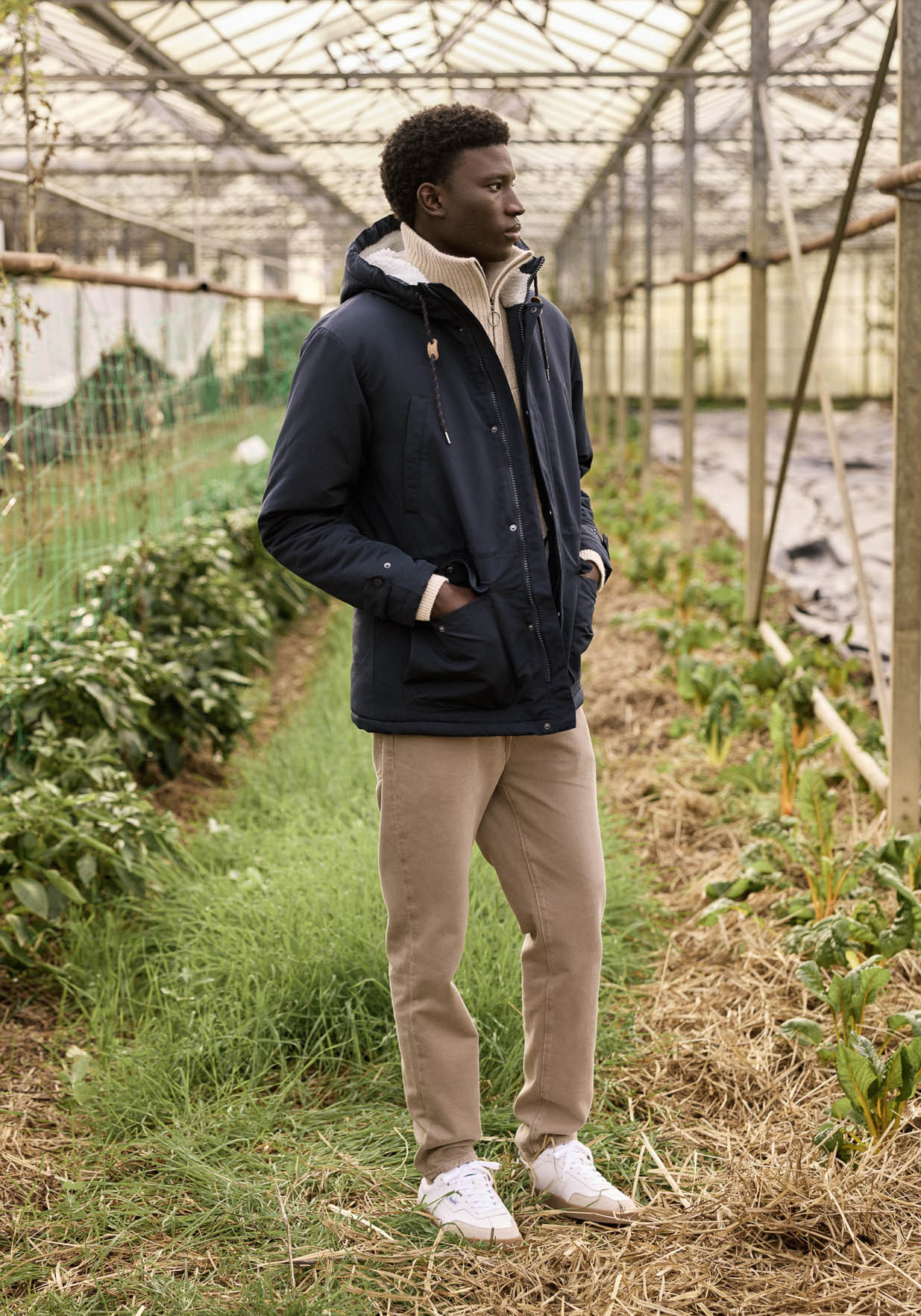 Faguo Jacke Vernon Outerwear Woven Navy