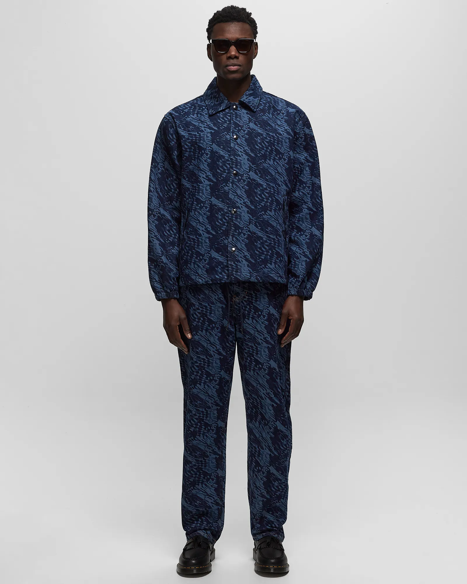 ØLÅF WATER AOP DENIM PANTS