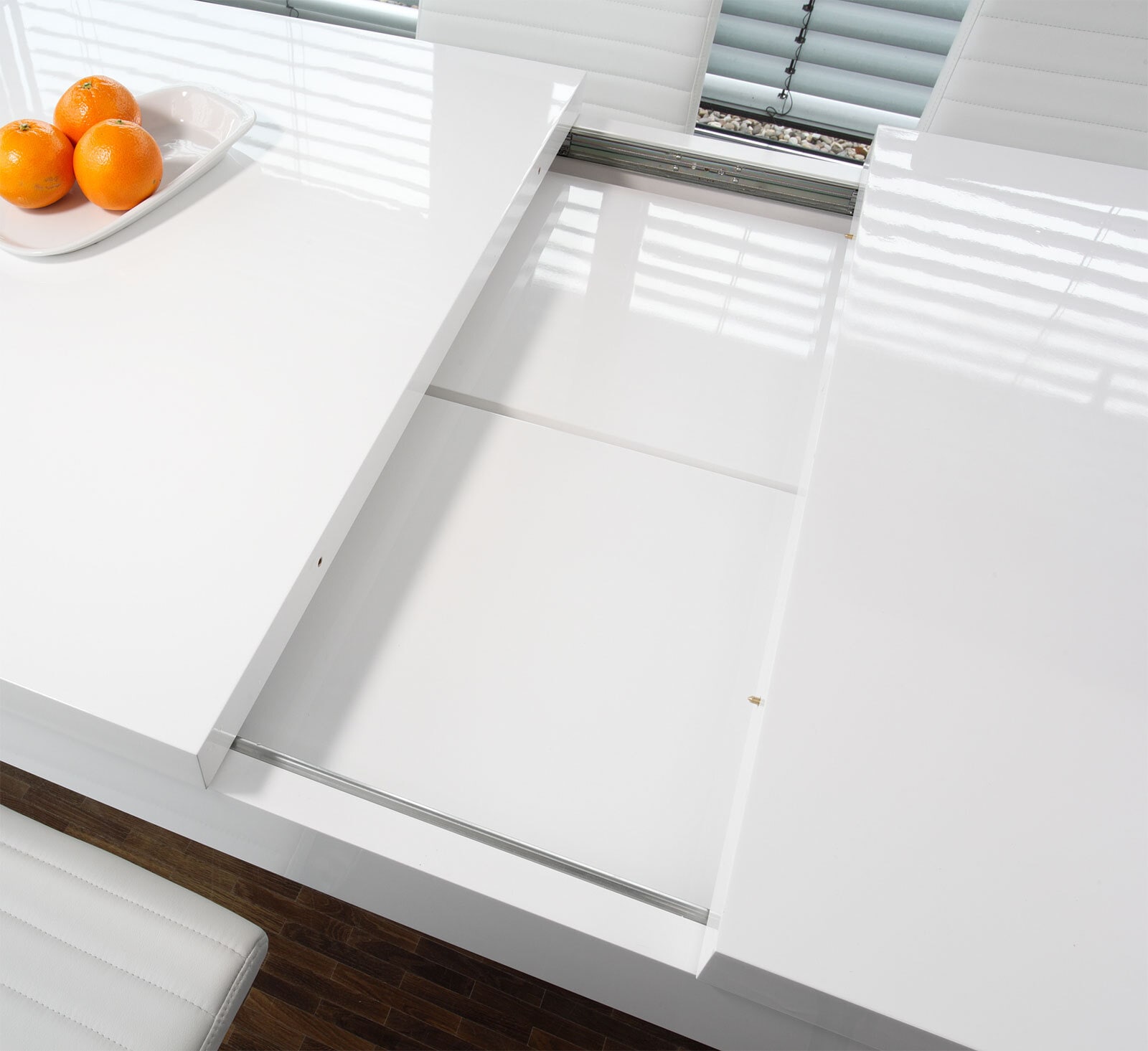 CASAVANTI Esstisch 180-260 x 90 cm weiß
