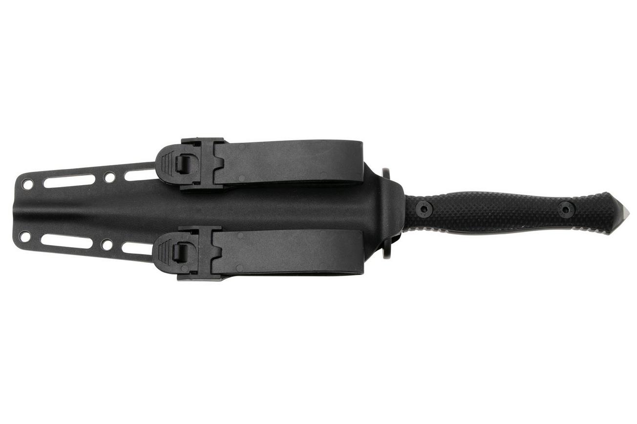 ANV M500 Anthropoid DLC Elmax, Black Handle, M500-001, Black Kydex Sheath, dolkmes