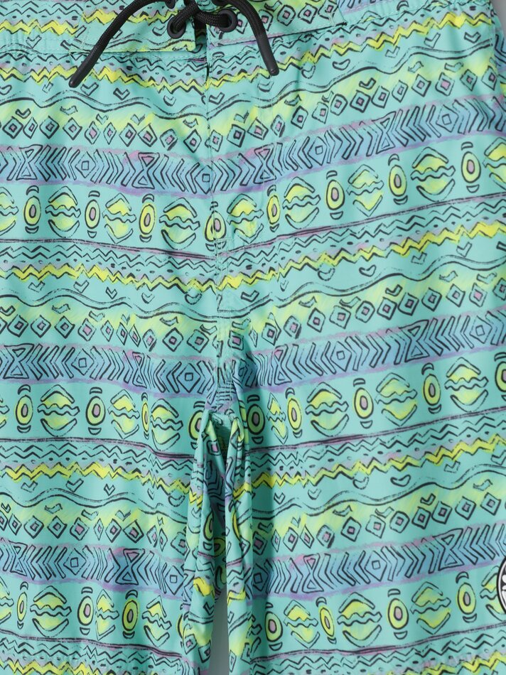 Maiô estampado de surfista - Verde