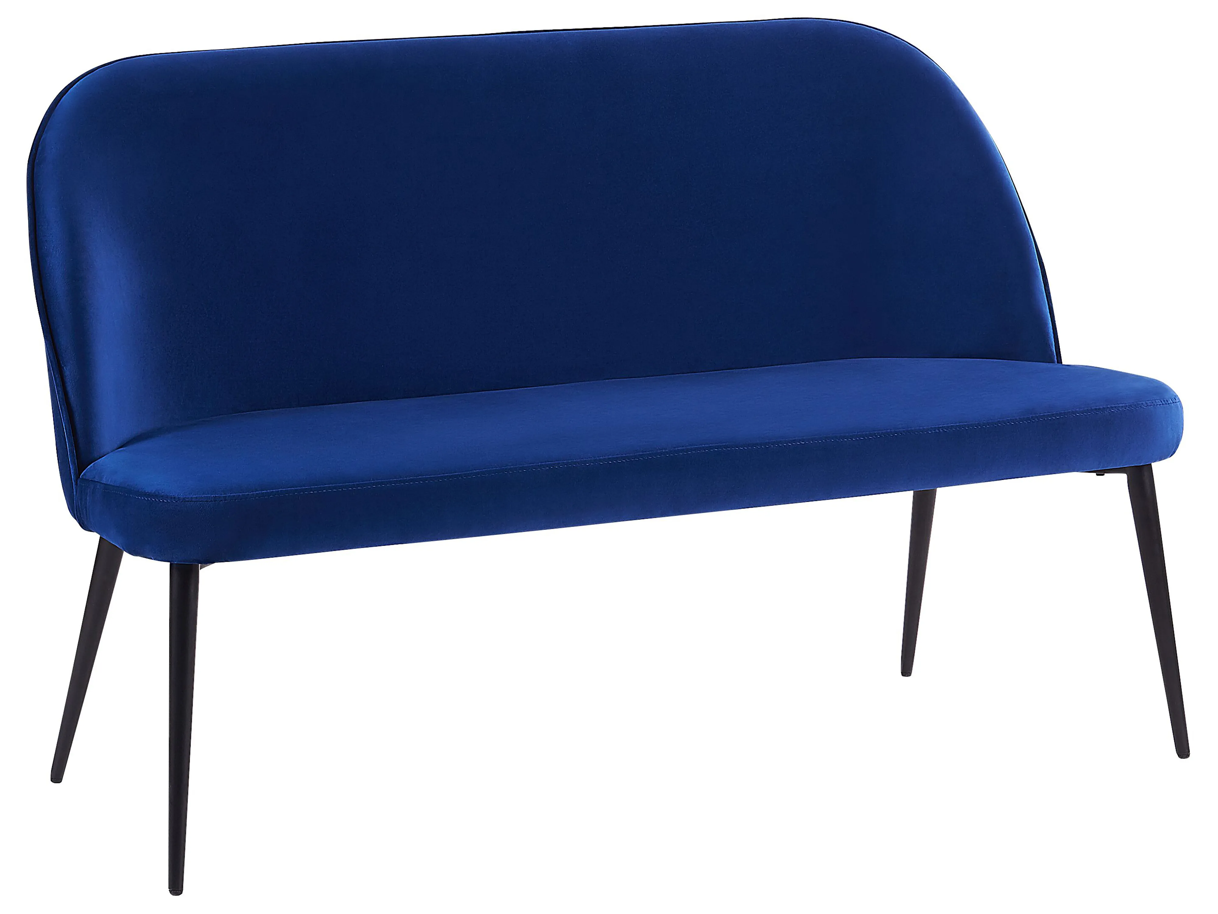 Gestoffeerde bank 2-zits OSBY Fluweel Marineblauw