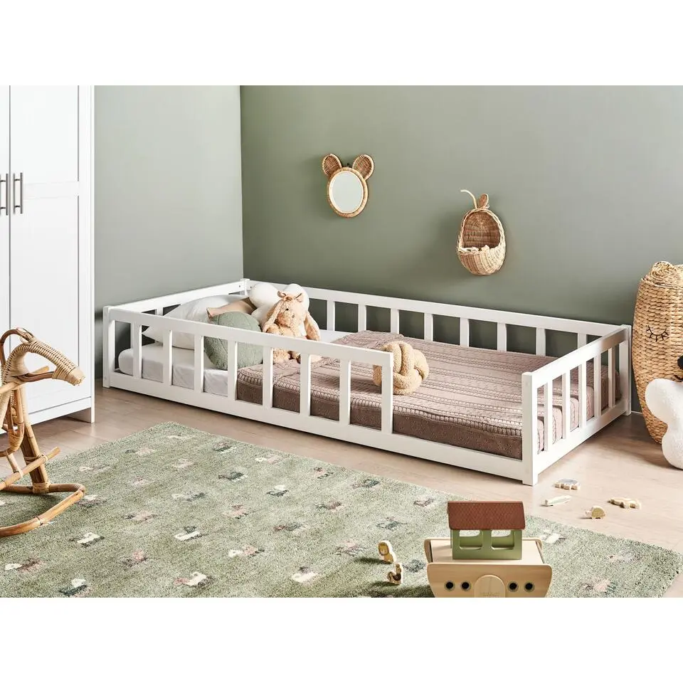 MEYMAC - Kinderbed - Wit - 90 x 200 cm - Dennenhout