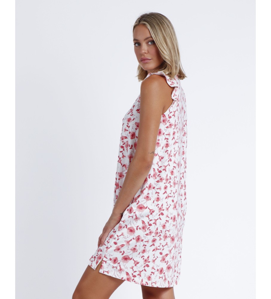 Camisola Admas Maquiagem Flores brancas