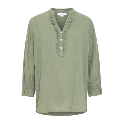 Sorbet Langærmet Bluse, Sea Spray, L