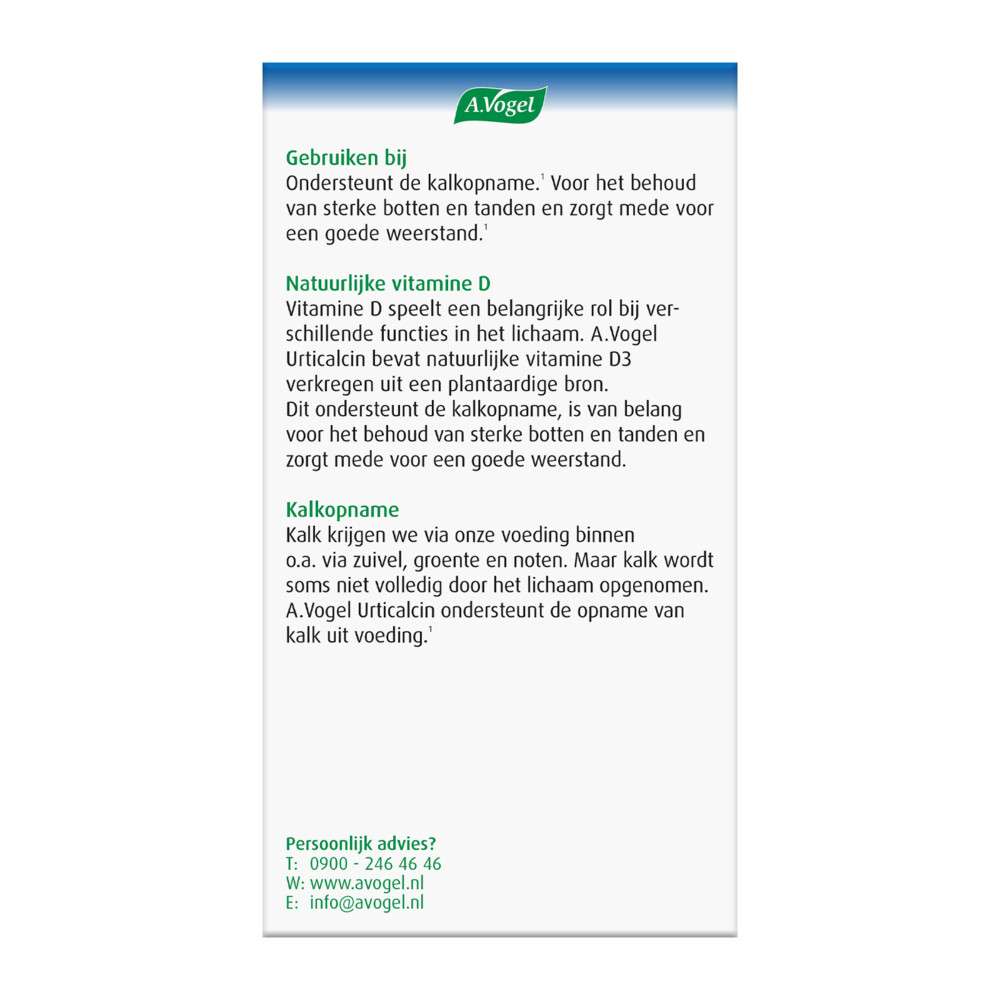 A.Vogel Urticalcin 1000 tabletten