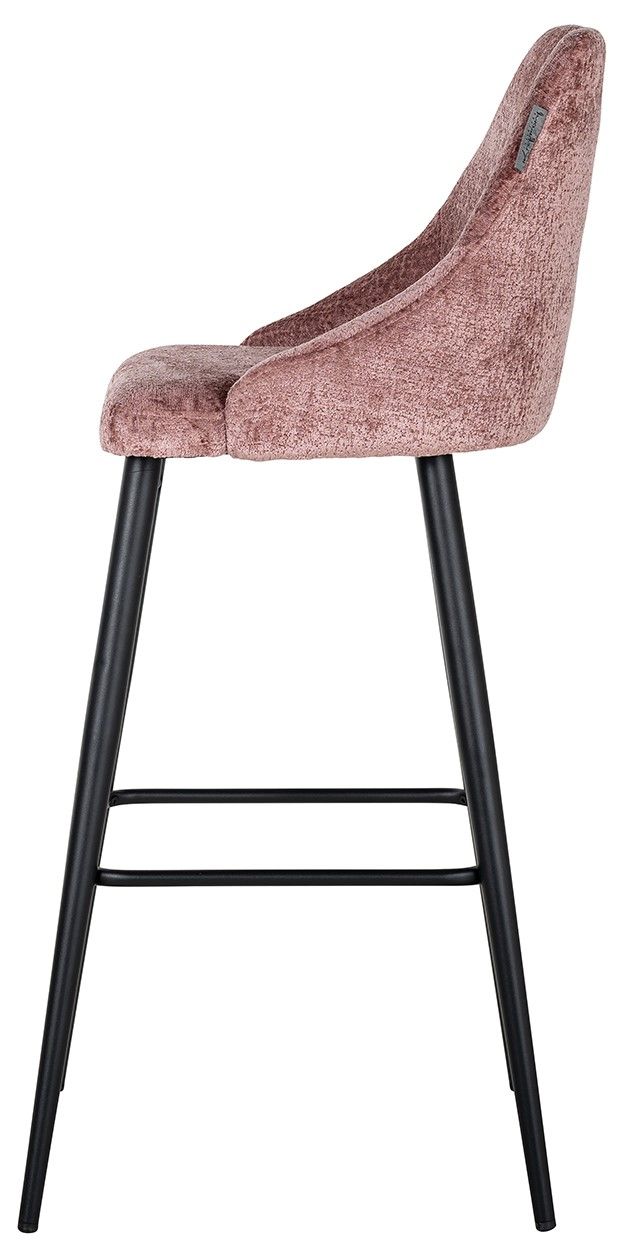 Barkruk S4701 Rose Chenille Brooke B46 x D55 x H110 cm