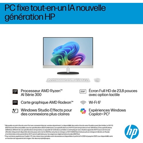 PC tout en un Hp Next Gen AI 24-ct2003nf 23,8
