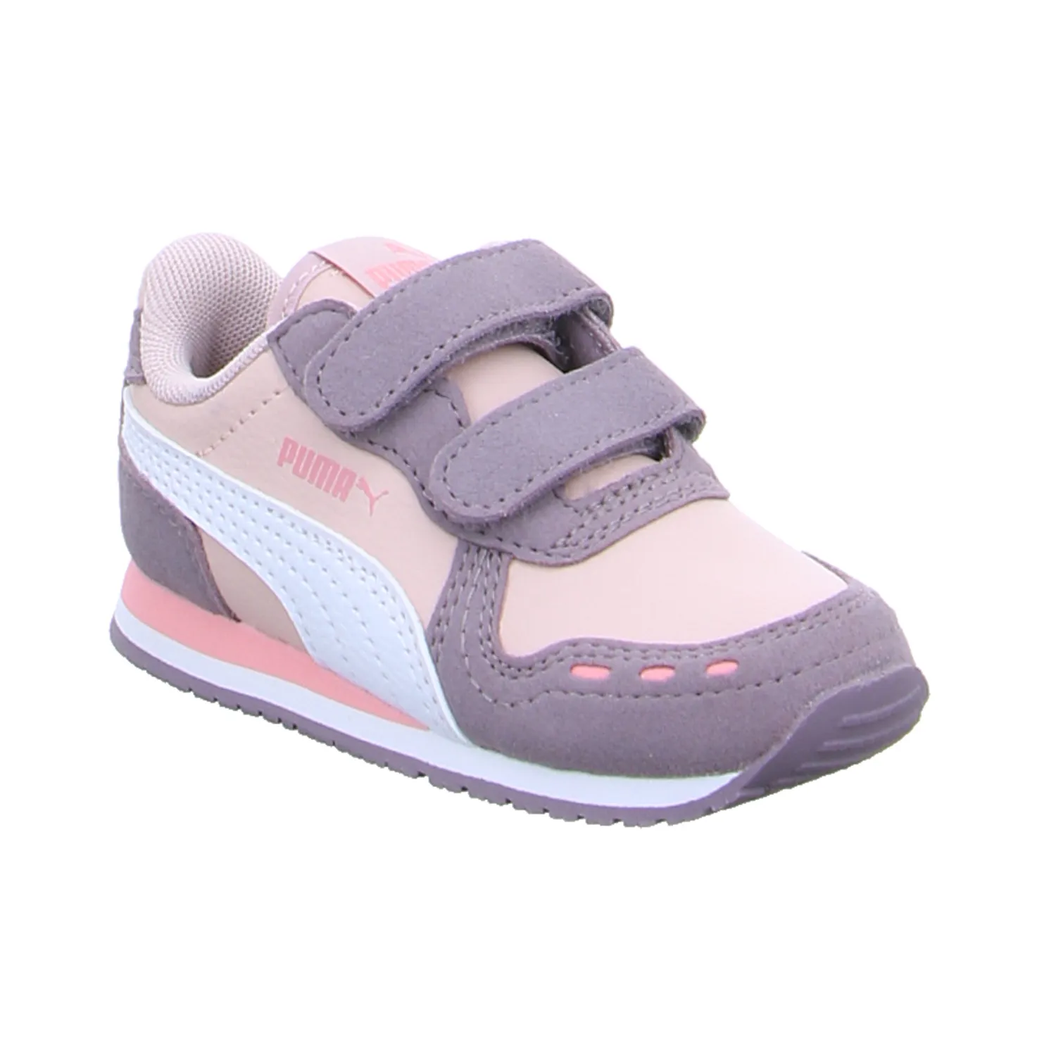 PUMA Baby-Sport-Bottine Rosa Lederimitat  Sneaker