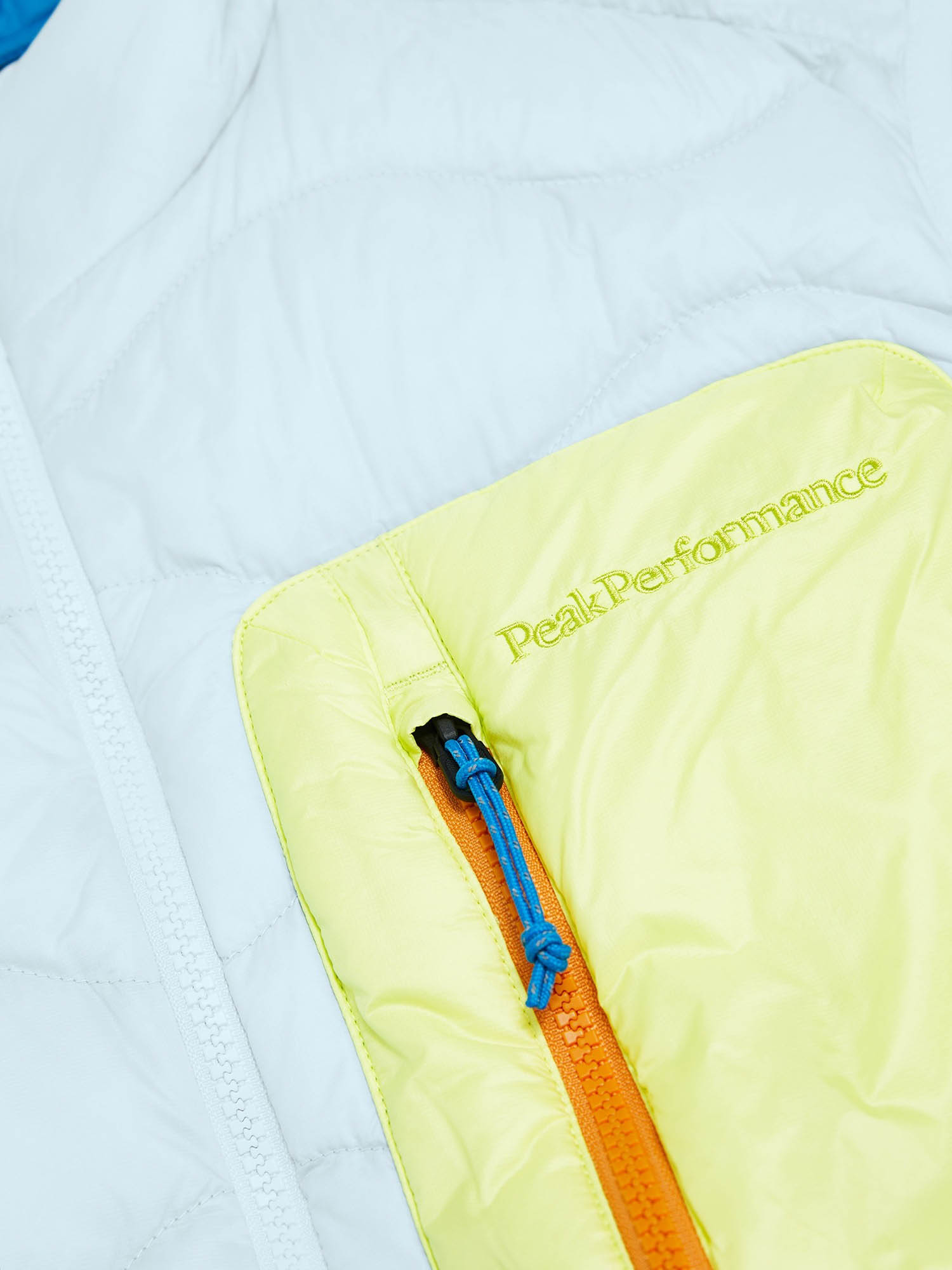 Helium Utility Down Vest Herre Cloud/Sunny Adventure/Brilliant Blue