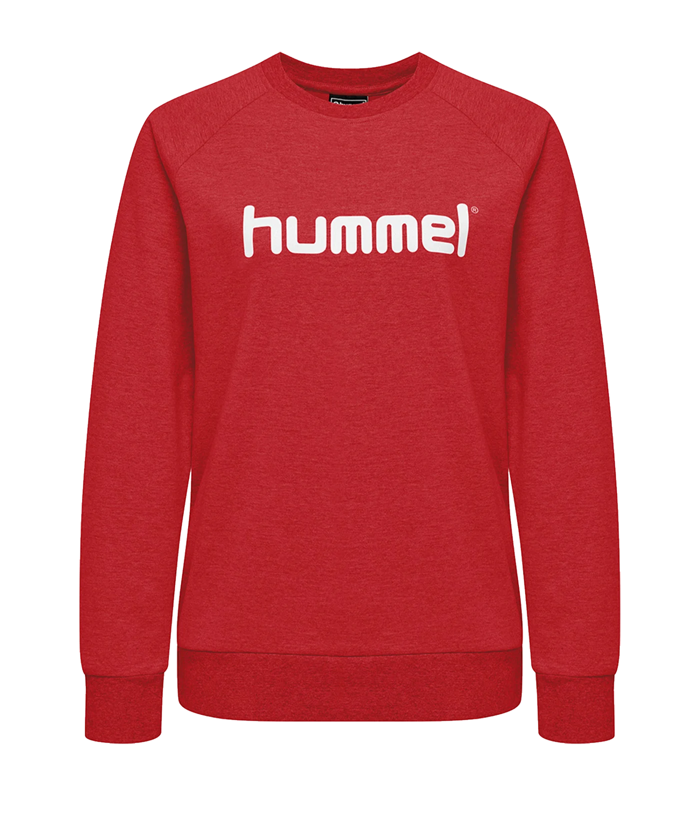 Hummel Cotton Logo Sweatshirt Damen Rot F3062