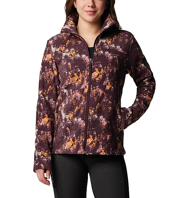 COLUMBIA - VESTE POLAIRE FAST TRECK PRINTED JACKET W