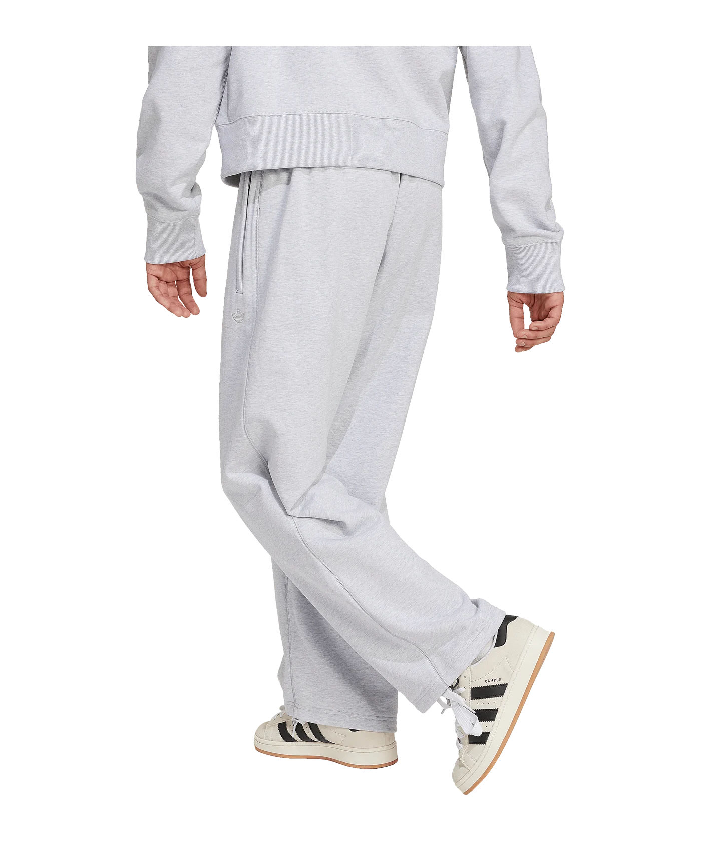 adidas Originals Essential Wide Jogginghose Grau