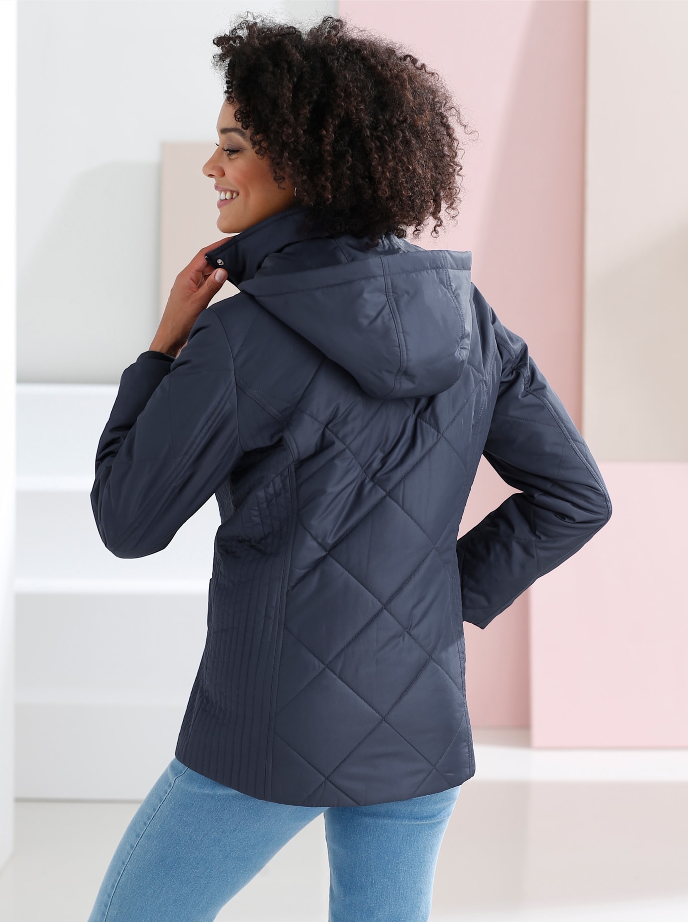 Classic Basics Langjacke mit Kapuze
