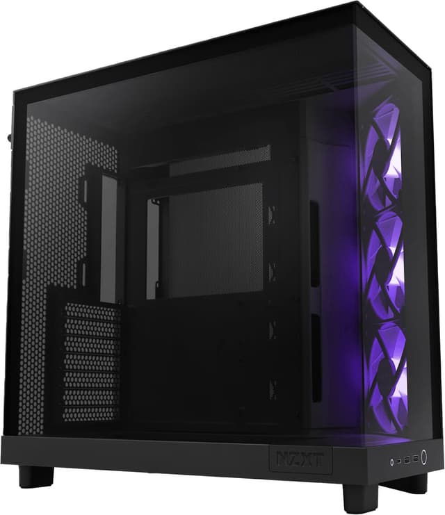 NZXT H6 Flow RGB 2024 PC-kabinet (sort)
