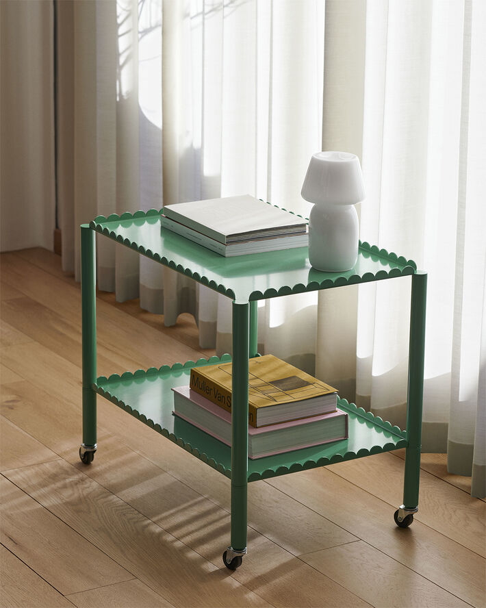 Hay Arcs Trolley Low-Jade green