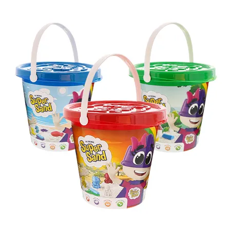 Goliath Toys Super Sand Eimer 600g, 1 Stück, 3-fach sortiert