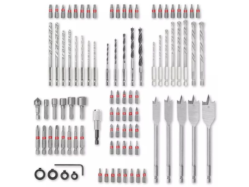 Einhell Bit-Set XL-CASE Kassette 95tlg LS Bohrerset und Bitset