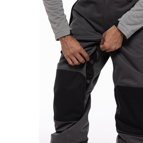 Pantalon snowboard 686 MNS HOT LAP INSULATED BIB CHARCOAL CLRBLK