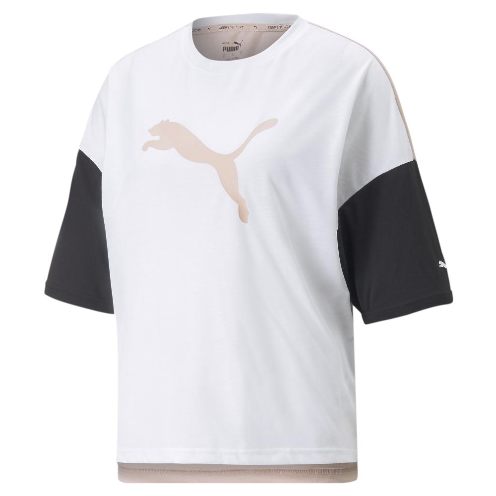 Puma T-shirt Blanc/Rose Femme Puma 849819