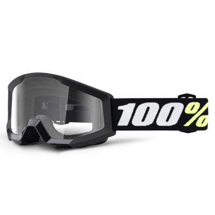 Masque cross 100% STRATA MINI - CLAIR ENFANT - Noir