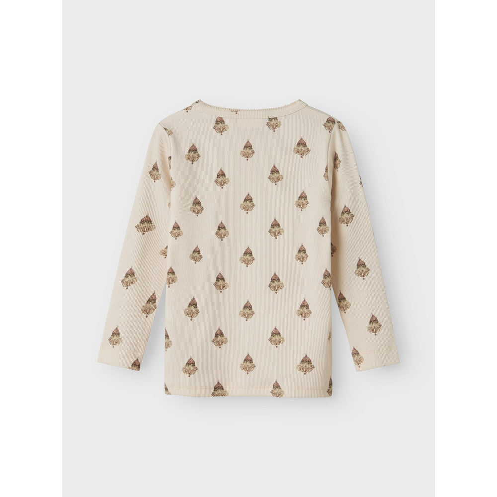 Køb Lil'Atelier Pastel Parchment Nmflavo Eva Ls Slim Top Lil