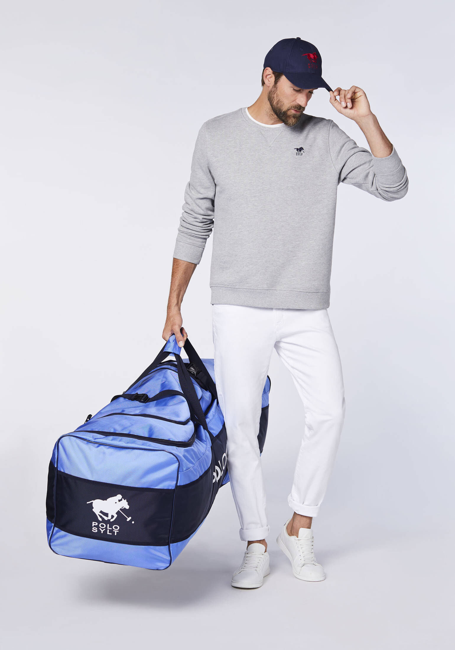 Polo Sylt| Schlägertasche Unisex mit kontrastierendem und verstellbarem Schulterriemen
