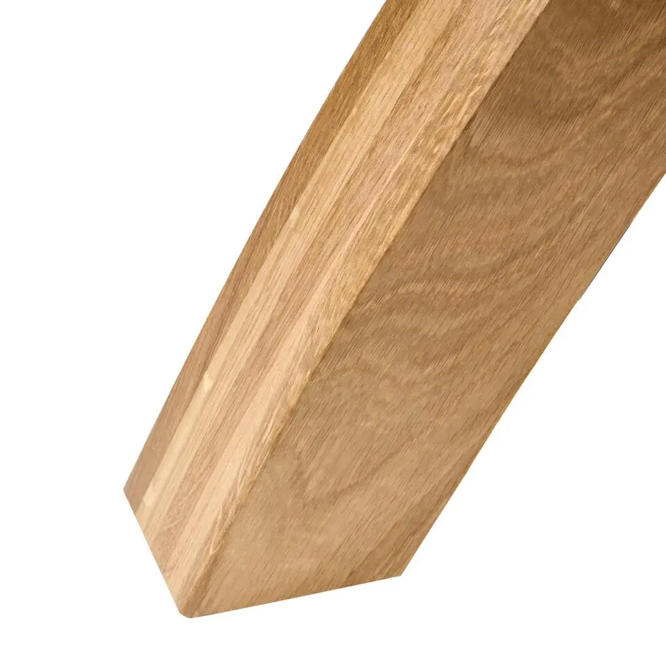 YAPP - Eettafel - Lichtbruin - 100 x 100 cm - Glas