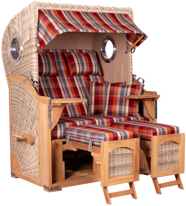 Rantum Teak PE shell strandstoel, design 584