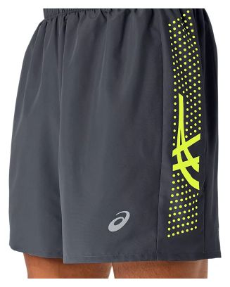 Short Asics Icon Gris Homme