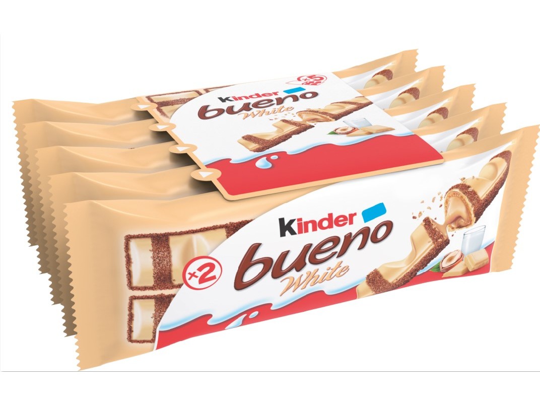 SNACK CHOCOLATE KINDER BUENO WHITE 2X5 195 G
