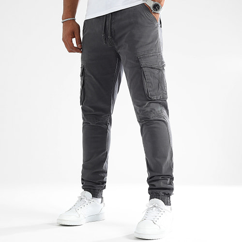 Pantalon Cargo Gris Anthracite