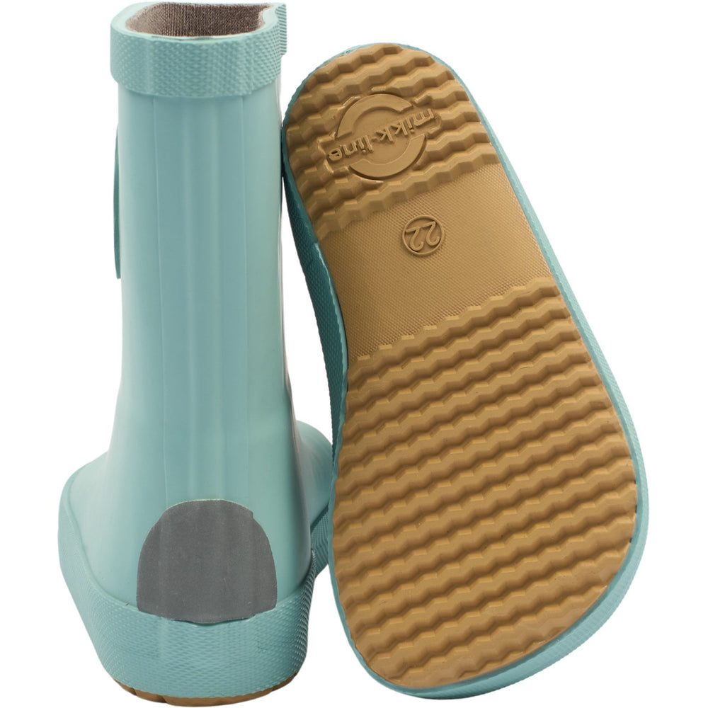Køb Mikk-Line Stone Blue Gummistøvler Solid - Barefoot
