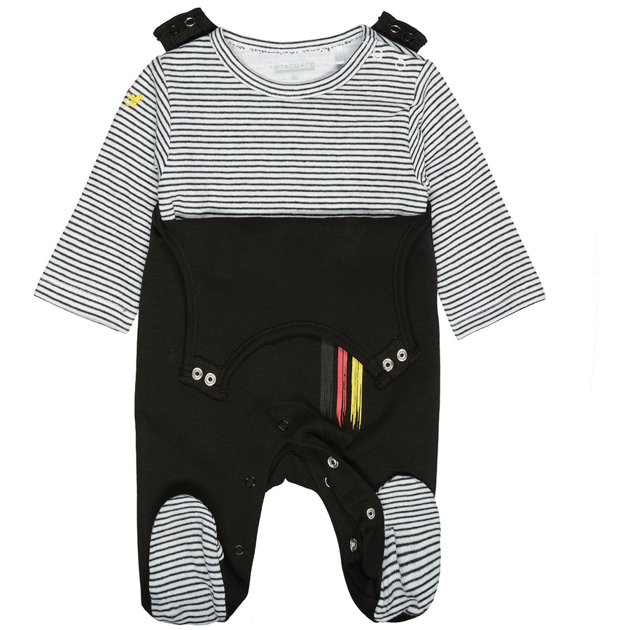 STACCATO Strampler+Shirt schwarz